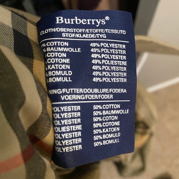 Vintage Burberry tan color size L - Picture 4 of 8